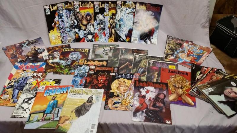 Lot of Comic Books Including Lady ...