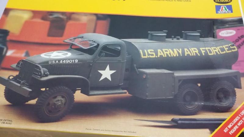 Army Water Tank Truck Model 135 sc...