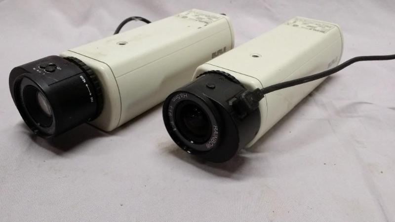 2 Burle security cameras. Model TC3...
