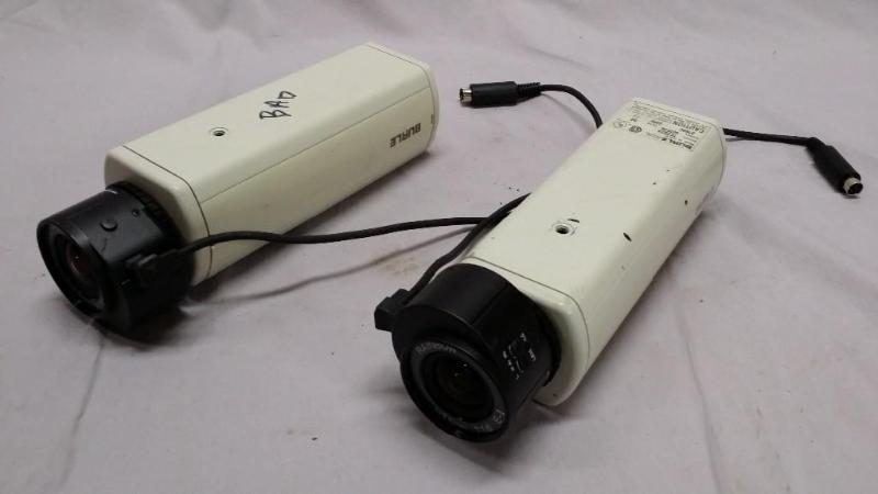 2 Burle security cameras, one has B...