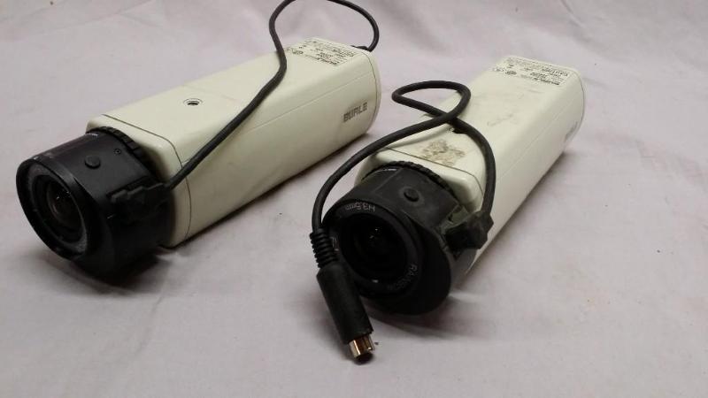 2 Burle security cameras. Model TC3...