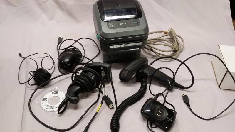 Zebra Bar Code label printer with c...