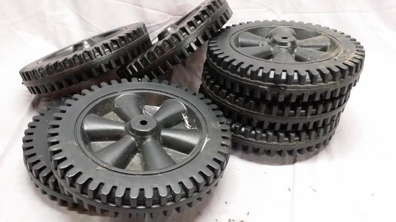 7 Plastic tires 10&quot. Coolstuff...