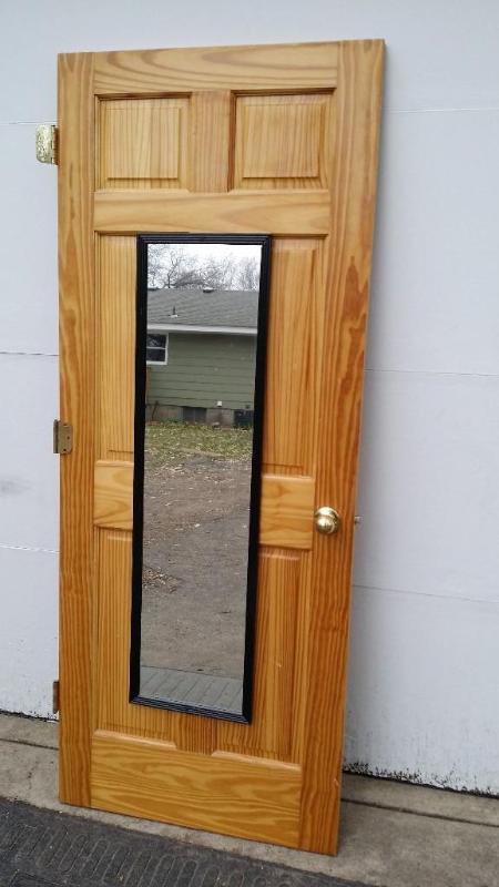 6 Panel Pine Interior Door with van...