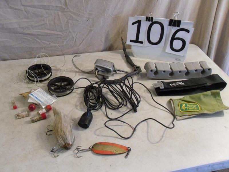 lot 106 image: Lot of Fishing and Boating Accessor...