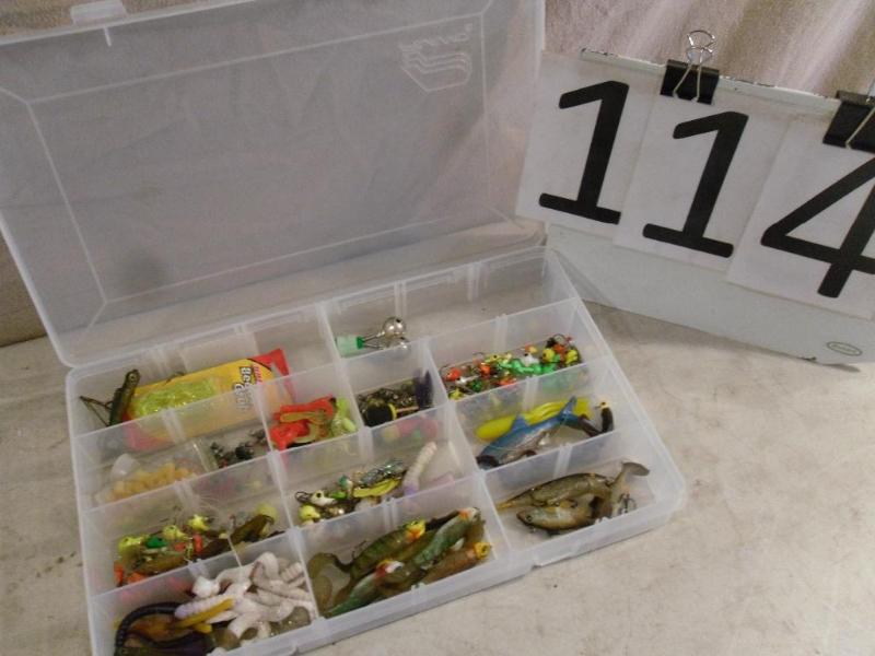 lot 114 image: Plastic Organizer Full of Assorted ...
