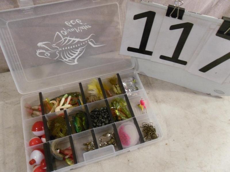 lot 117 image: Plastic Organizer Full of Assorted ...