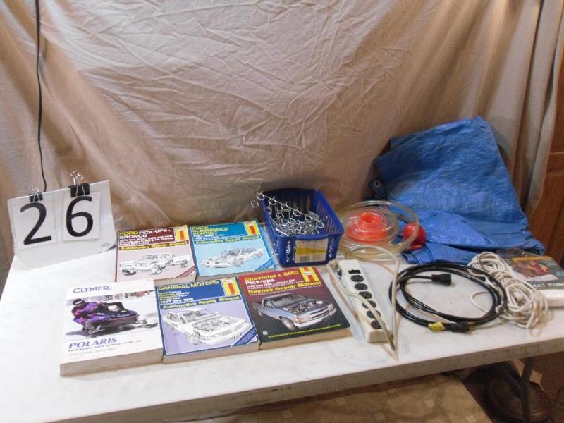 lot 26 image: Small Tarp (some small tears), Weed...