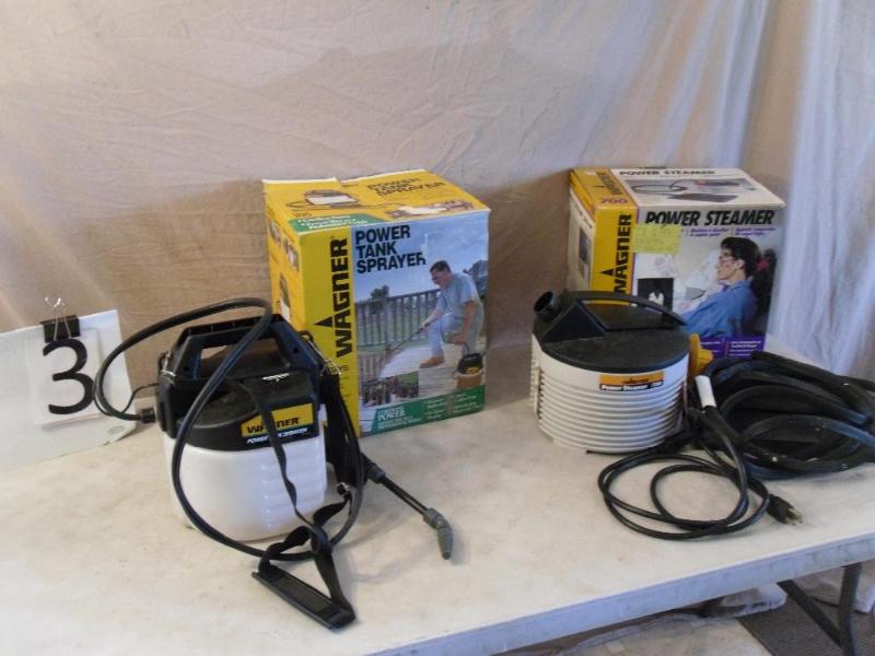 lot 3 image: Wagner Power Tank Sprayer and Wagne...