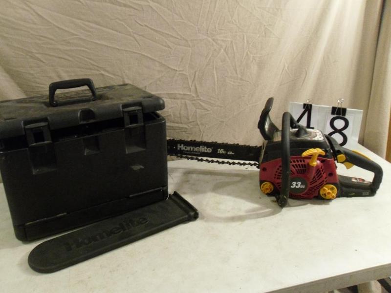 lot 48 image: Homelite&nbspRanger Chainsaw. 16&q...