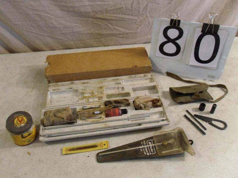 lot 80 image: Gun Cleaning Kit, .22 Pistol Cleani...