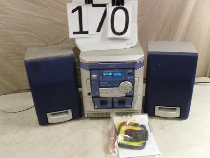 lot 170 image: Aiwa&nbsp3 Disc CD, Tape Player, R...
