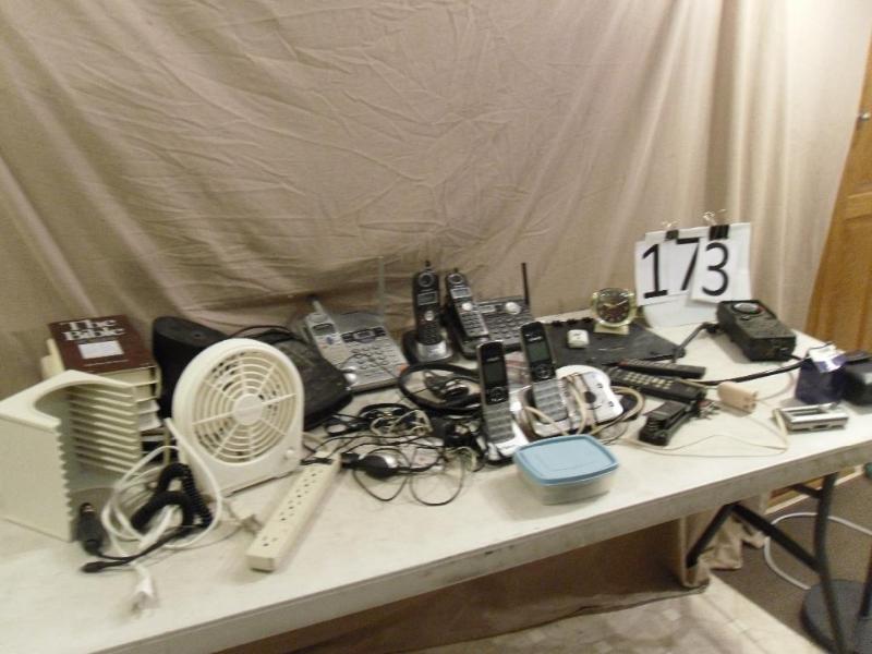 lot 173 image: Large Lot of Electronics. Camera, T...