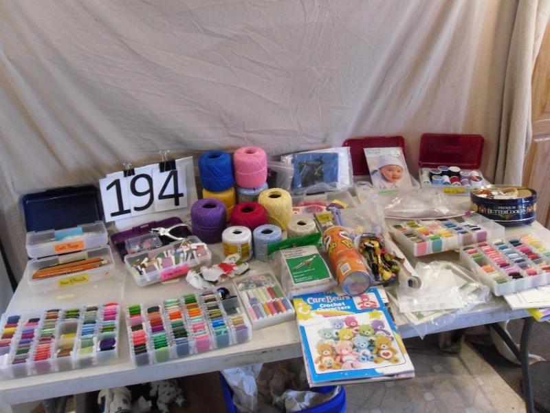 lot 194 image: Thread, Crossstitch, Patterns, Craf...