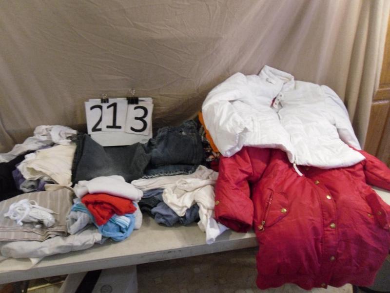 lot 213 image: Lot of Assorted Clothes. Mens, Wome...