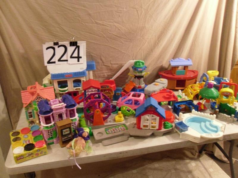 lot 224 image: Large Lot of Assorted Toys. Fisher ...