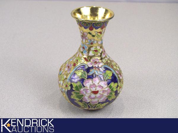 Enameled Cloisonne Vase