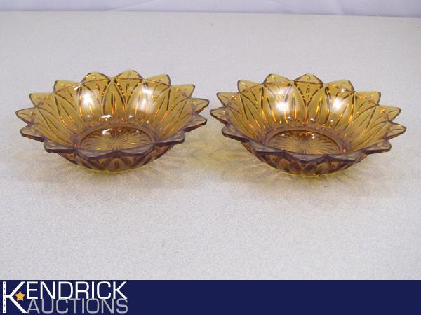2 Vintage Yellow Sunflower Bowls