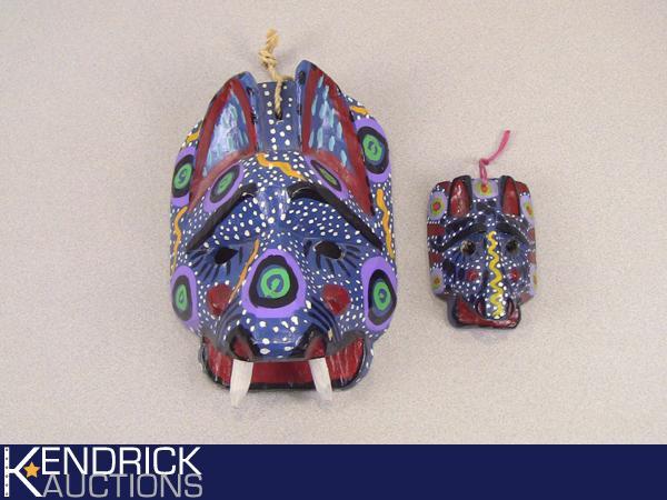 Folk Art Wood Masks
