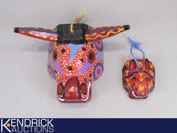 Folk Art Wood Masks