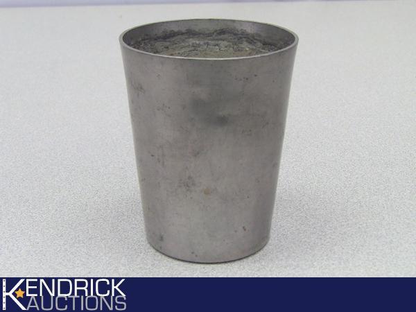 Antique Solid Pewter Cup