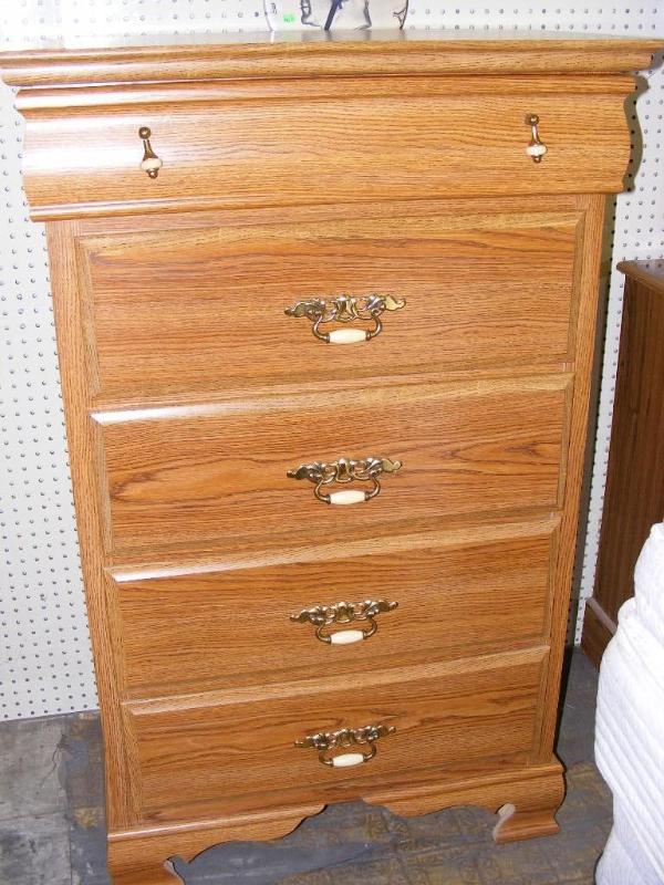 lot 503 image: Tall Dresser, 5 drawers, 48 tall,...