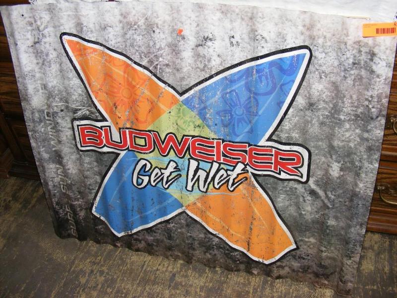 lot 515 image: Budweiser Sheet metal Sign, &quotG...