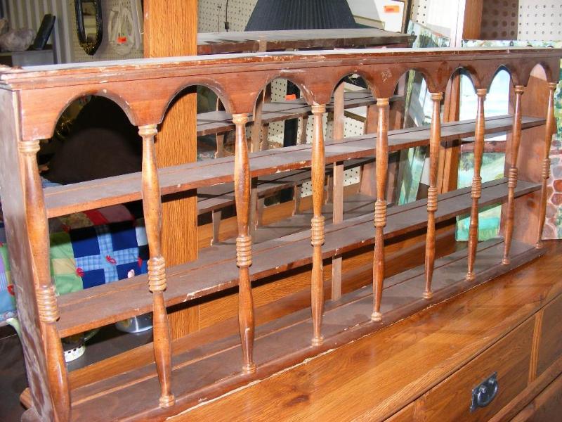 lot 541 image: PlateShelf 48 long, 19 tall, an...