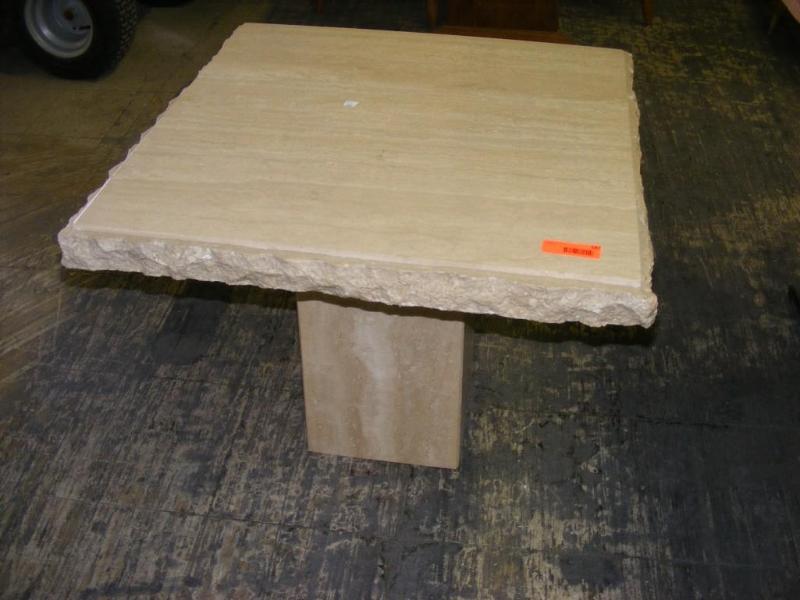lot 543 image: Marble Side Table