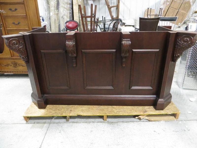 lot 1 image: Bella 94" Home Bar. Measures ...