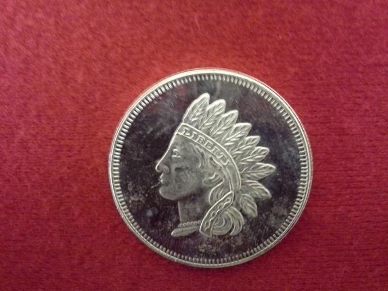 ONE TROY OUNCE SILVER BULLION - IND...
