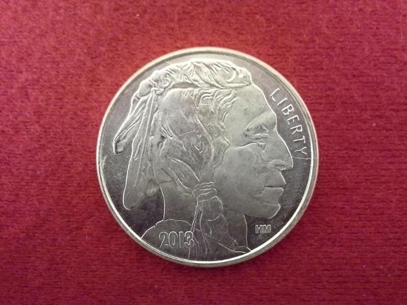 ONE TROY OUNCE SILVER BULLION-2013...