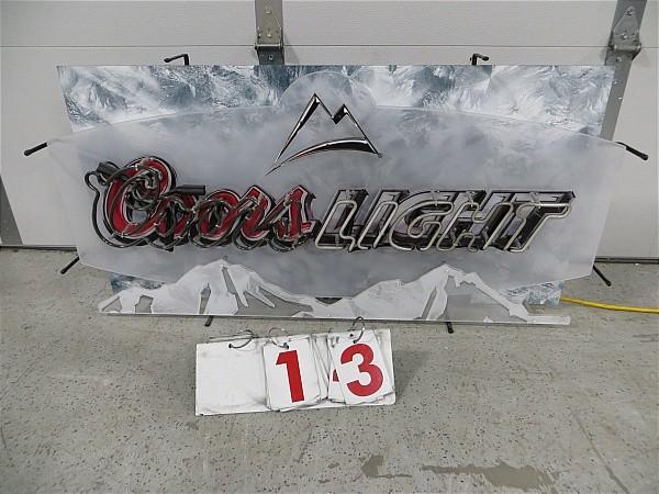 Coors Light Neon sign. Does not lig...