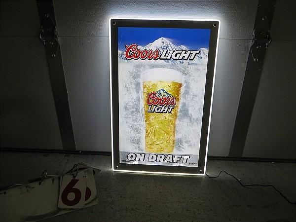 Coors Light On Draft Lighted Sign. ...