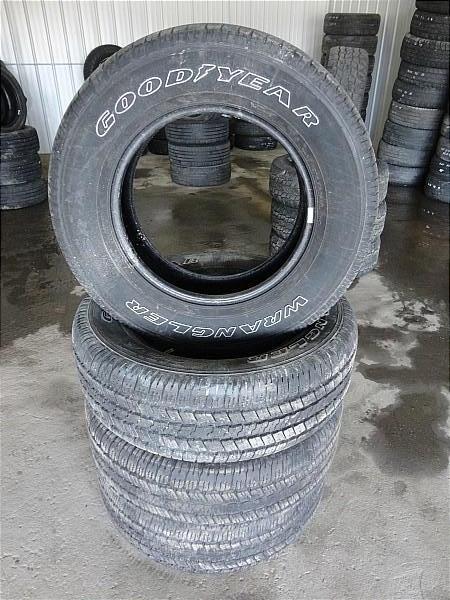 Set of 4 tires. 27565-18 Goodyear ...