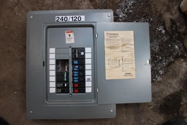 Westinghouse breaker box with brea...