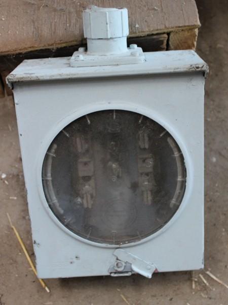 Electric meter box...