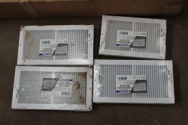 Vent registers for forced air furn...