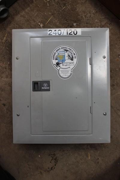 Westinghouse breaker box with brea...