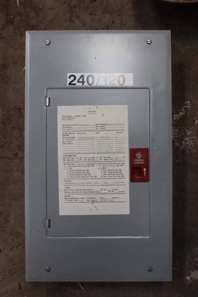 GE breaker box &nbsp110 amp servi...