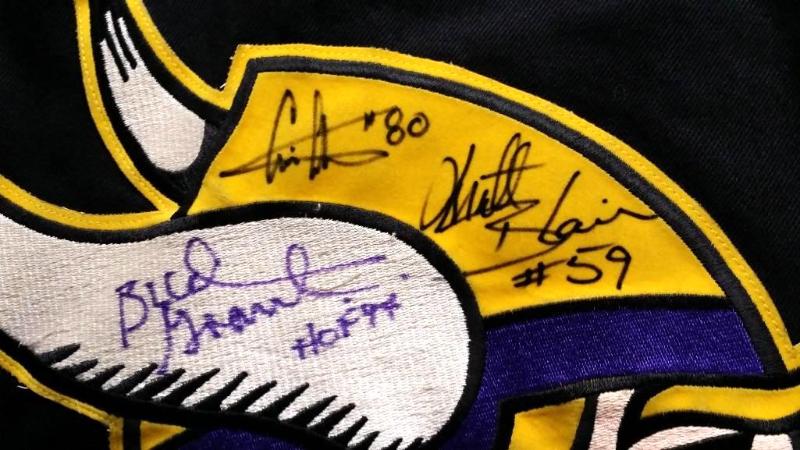 lot 1 image: Vikings Signed Jacket