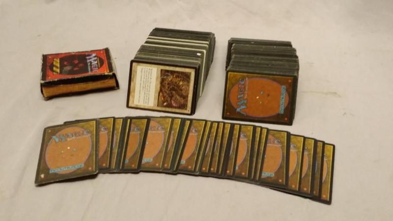 lot 158 image: Magic the Gathering cards some date...