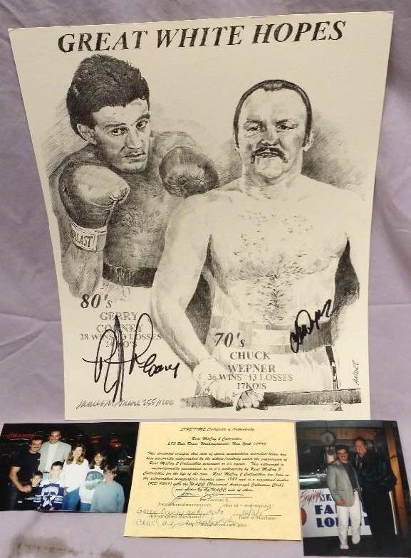 lot 18 image: Boxer Gerry Cooney