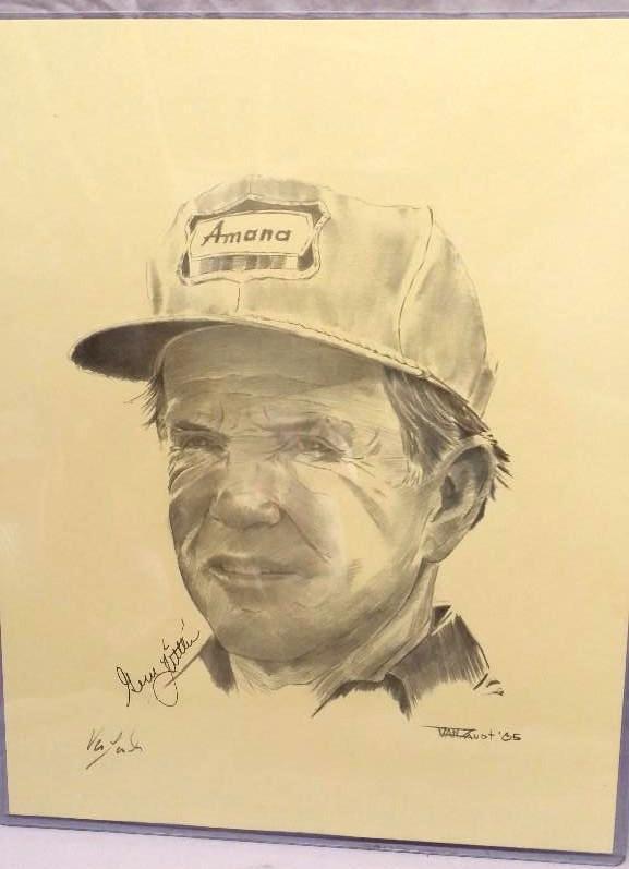 lot 19 image: Signed Gene Littler Golf HOF 1990. ...