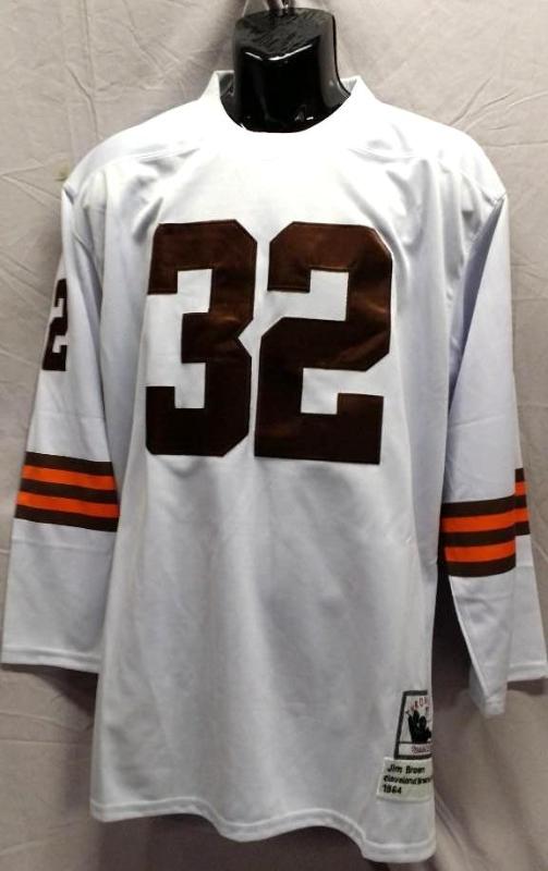 lot 2 image: Jim Brown Jersey