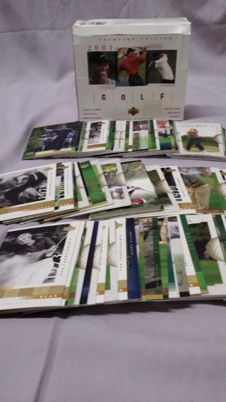 lot 59 image: Lot of Upper Deck Golf cards from 2...