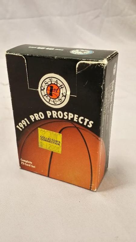 lot 62 image: 1991 Pro Prospects Basketball compl...
