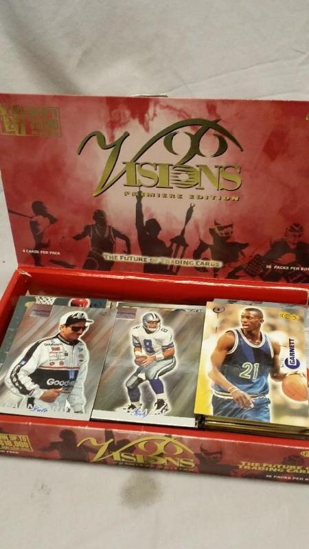 lot 74 image: 1996 Visions Trading cards by Class...