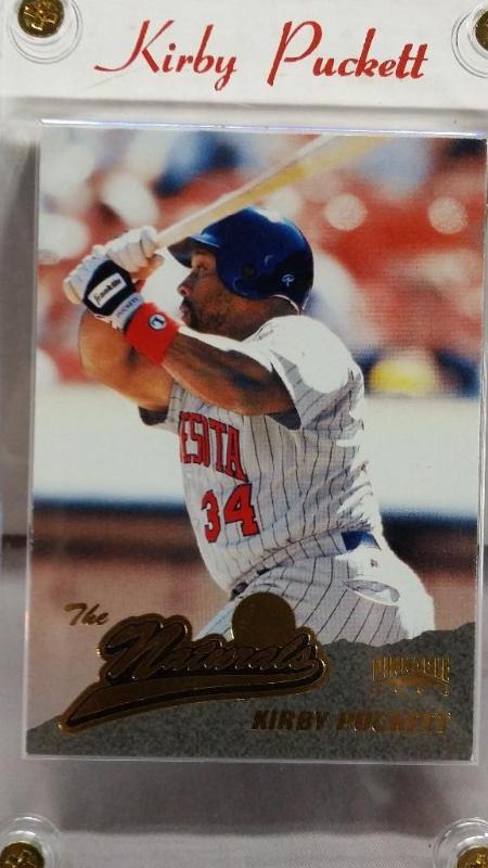 lot 77 image: Kirby&nbspPuckett&nbspBaseball ca...