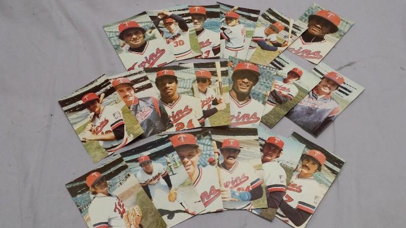 lot 83 image: 20 Postcards on Minnesota Twins pla...